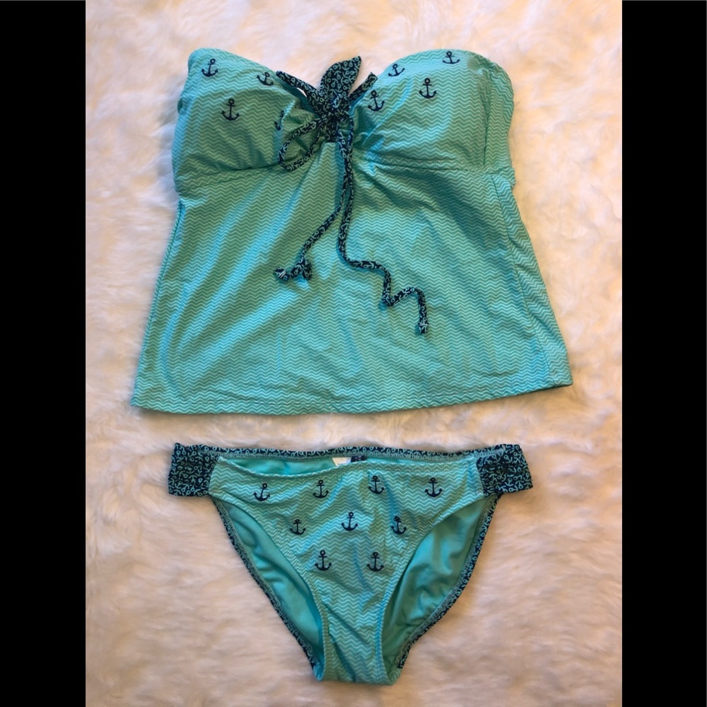 Sperry top-sider takini bathing suit.
